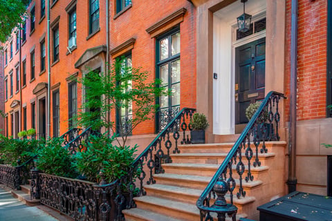 Greenwich Village Manhattan townhouses