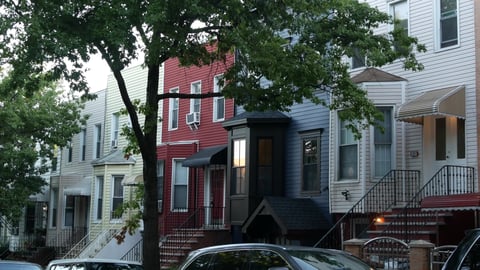 NYC Manhattan townhouse buildings